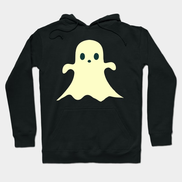 Cute Little Halloween Ghost Hoodie by Vampire Art